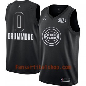 NBA Detroit Pistons Trikot Andre Drummond 0 2018 All-Star Jordan Brand Schwarz Swingman - Herren